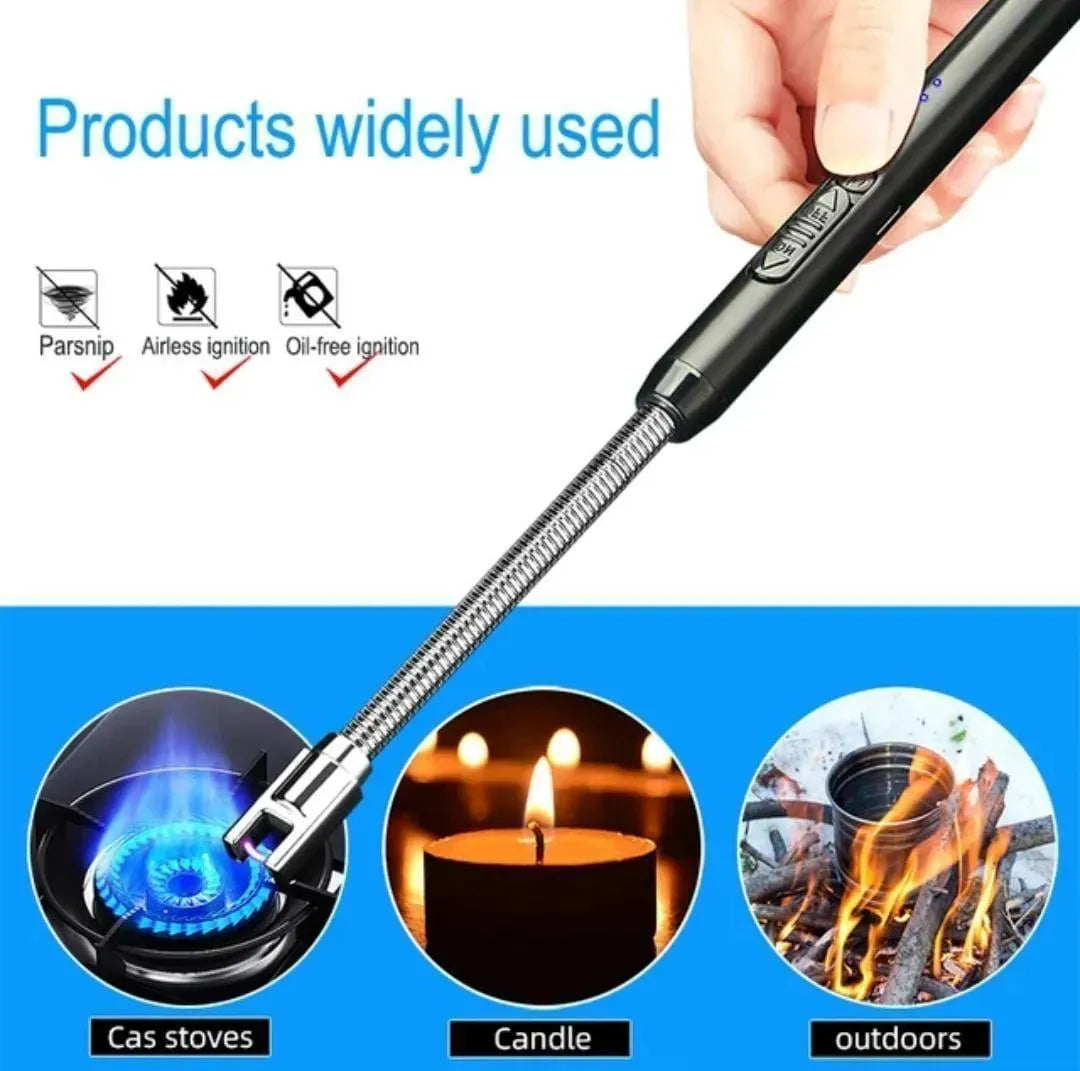 Portable Rechargeable Electric Lighter for Kitchen & Outdoors