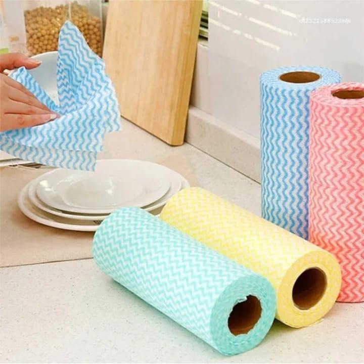 Colorful Non-Woven Tissue Rolls for Kitchen Cleaning