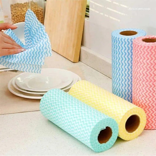 Colorful Non-Woven Tissue Rolls for Kitchen Cleaning