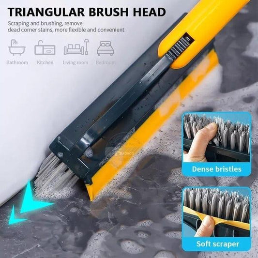 2-in-1 Dust Scrubber Wiper Brush for Easy Cleaning