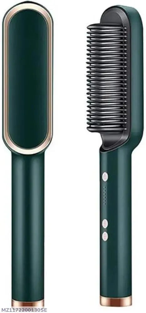 2 in 1 Electric Hair Straightener Curler Heating Styling Comb Straightening Brush Multicolors 909